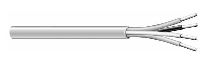 Bruit, câble d'alarme et de sécurité multipolaire, PVC protégé par aluminium d'en cuivre d'ours de brin isolé et petit pain de gaine dans l'aluminium