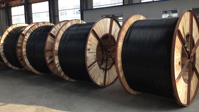N2XSEY 6/10 (12) kilovolts, 3 noyau de cuivre, XLPE isolé avec le cable électrique moyen de tension de gaine de PVC