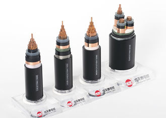 Cable électrique isolé par XLPE de système mv